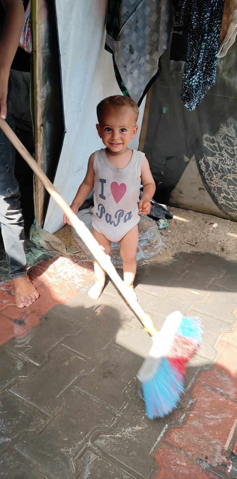 Young child in their current living situation